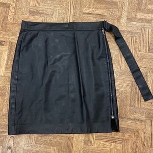 Judith & Charles Leather skirt.
